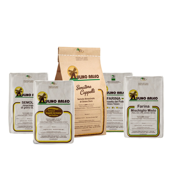 Box farine e semola - 14 sacchetti da 1 Kg.