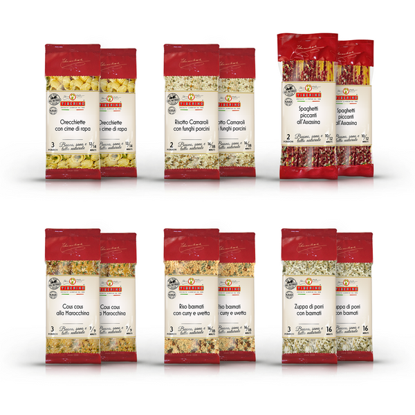 12 primi piatti 100% naturali